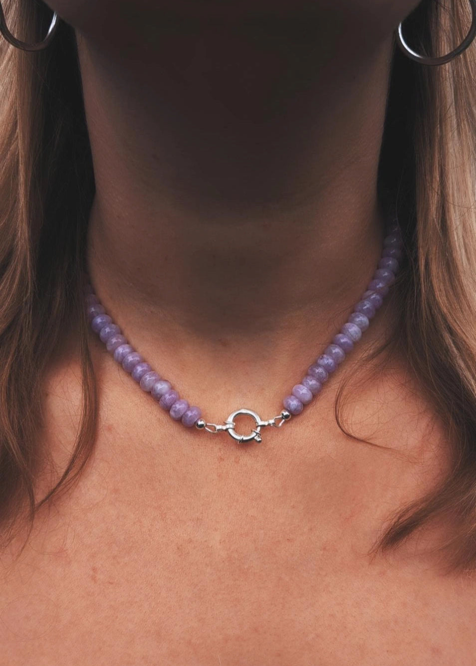 Lavender Bodhi Beads