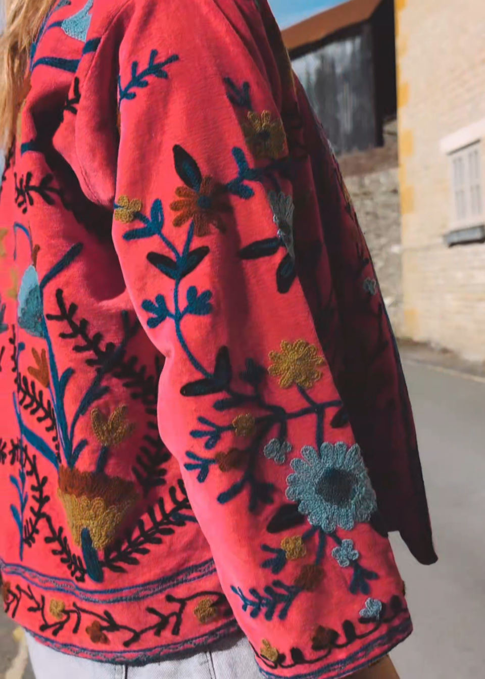 Gloria Jacket - Pink Velvet