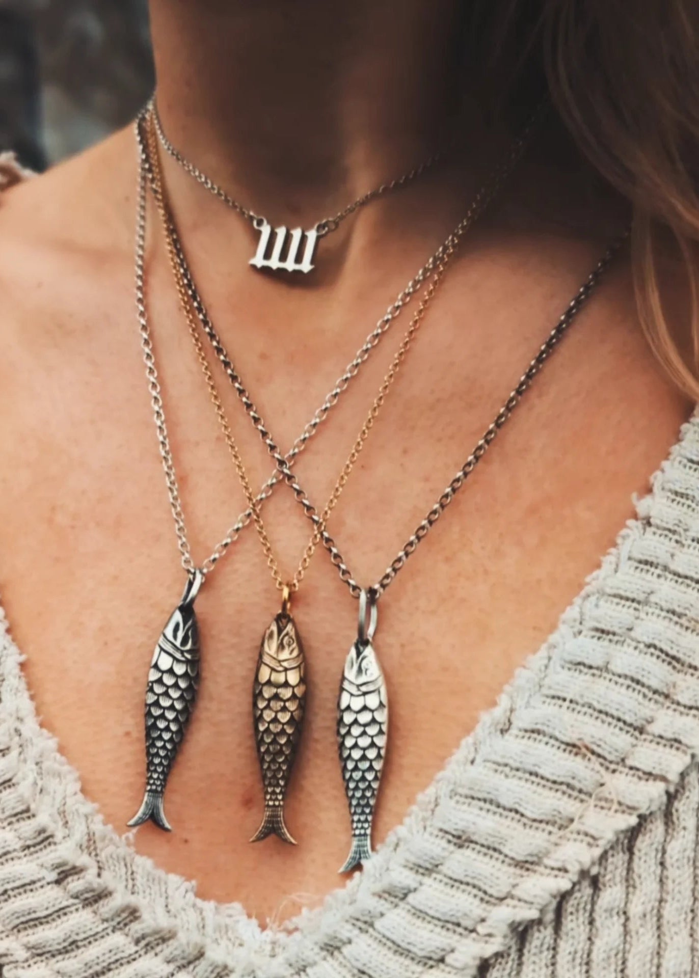 LUCKY FISH (Silver & Bronze)