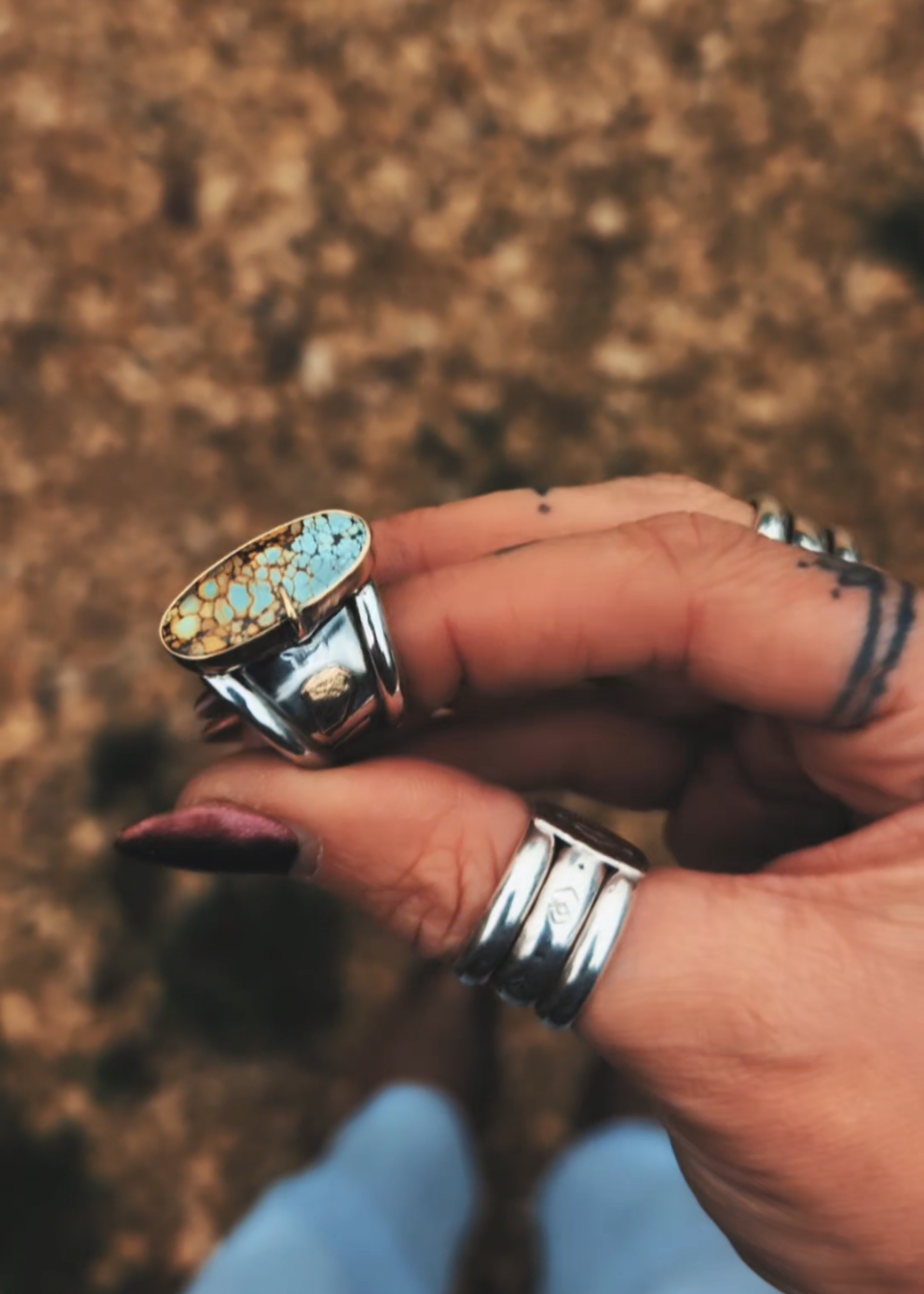 Aegean Gold Ring (UK size S)