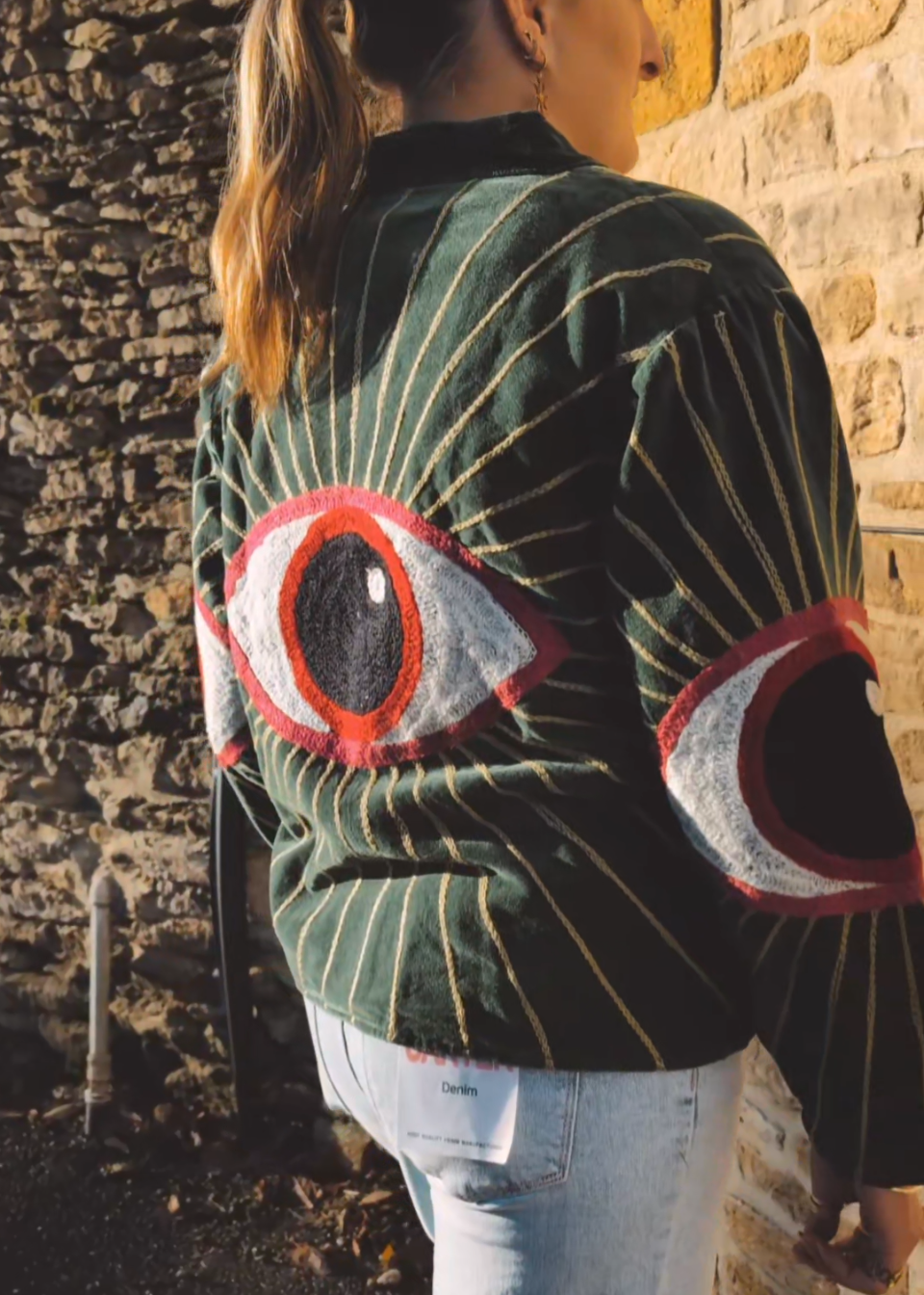 Evil Eye Jacket (Emerald Green)