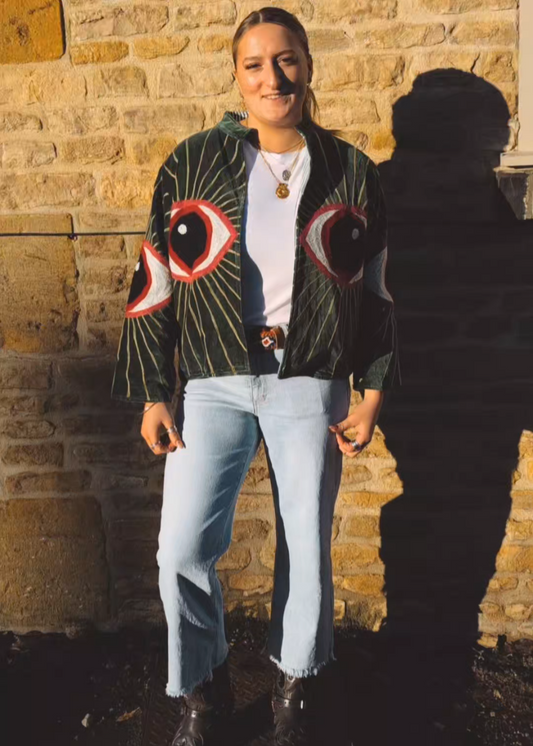 Evil Eye Jacket (Emerald Green)