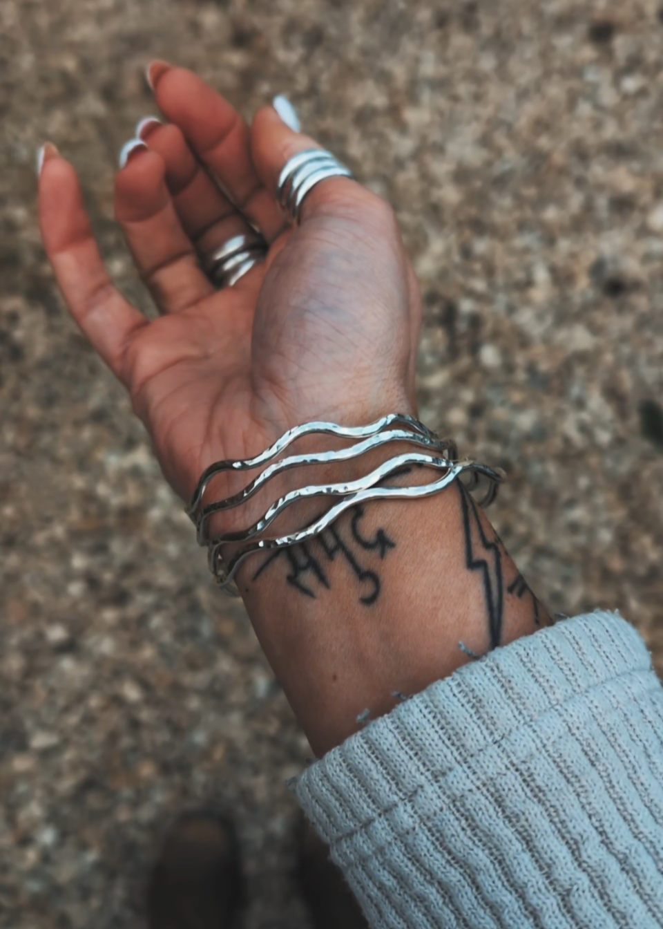 Wavy Baby Bangles (Made to Order)
